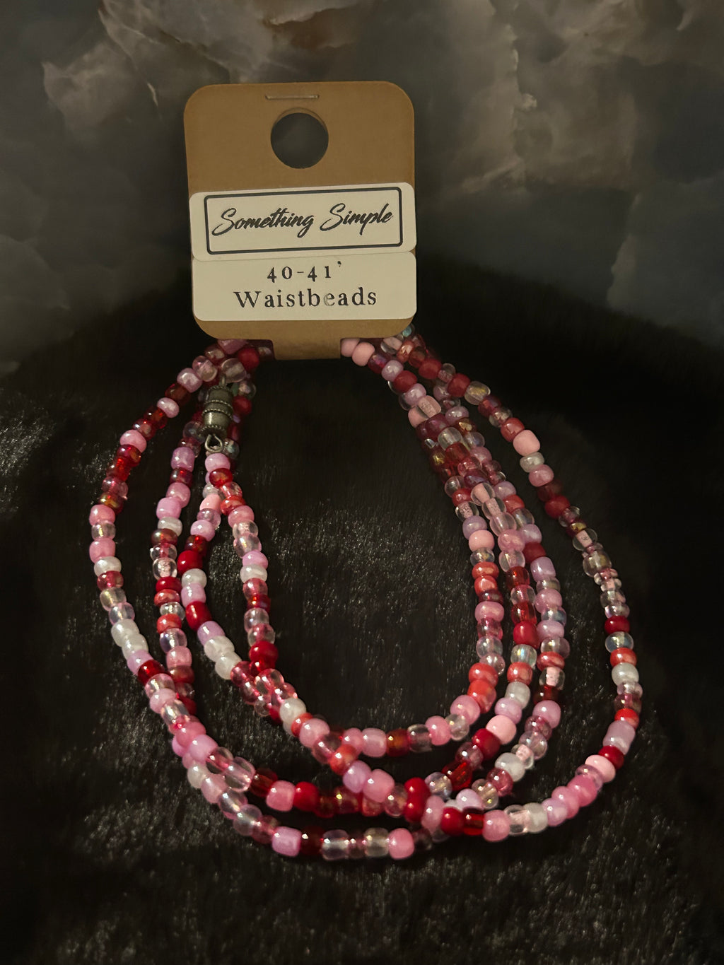 Rose Covenant – 40–41” Waist Beads