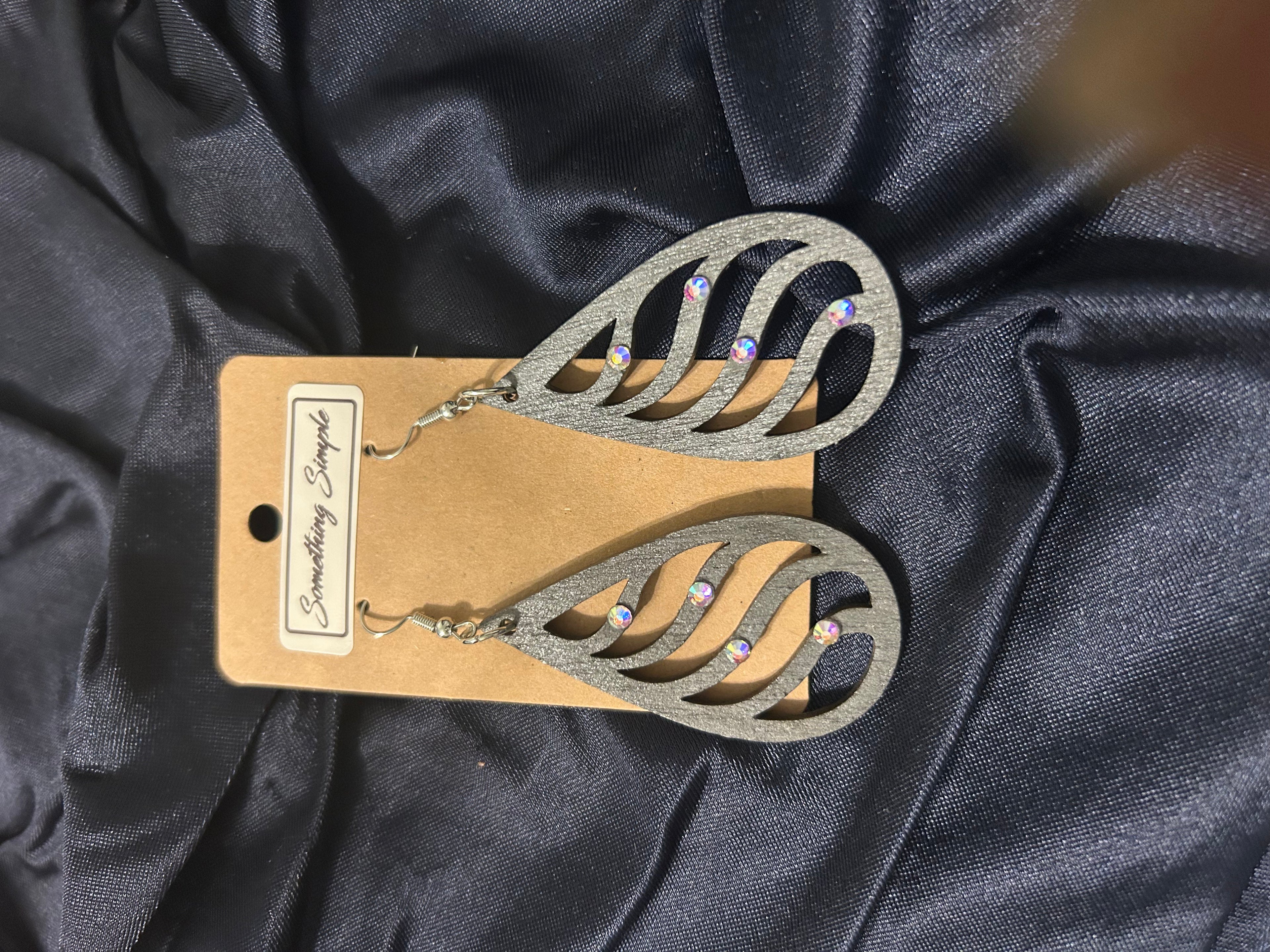 Teardrop Wave Earrings