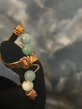 Green Aventurine Grace Ring – Copper Wire Wrap