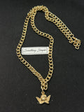 Gold Angel Pendant Necklace