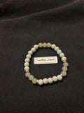 Grey & Gold Bead Bracelet