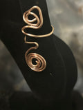 Rose Grace Ring – Artistic Spiral Wire Design