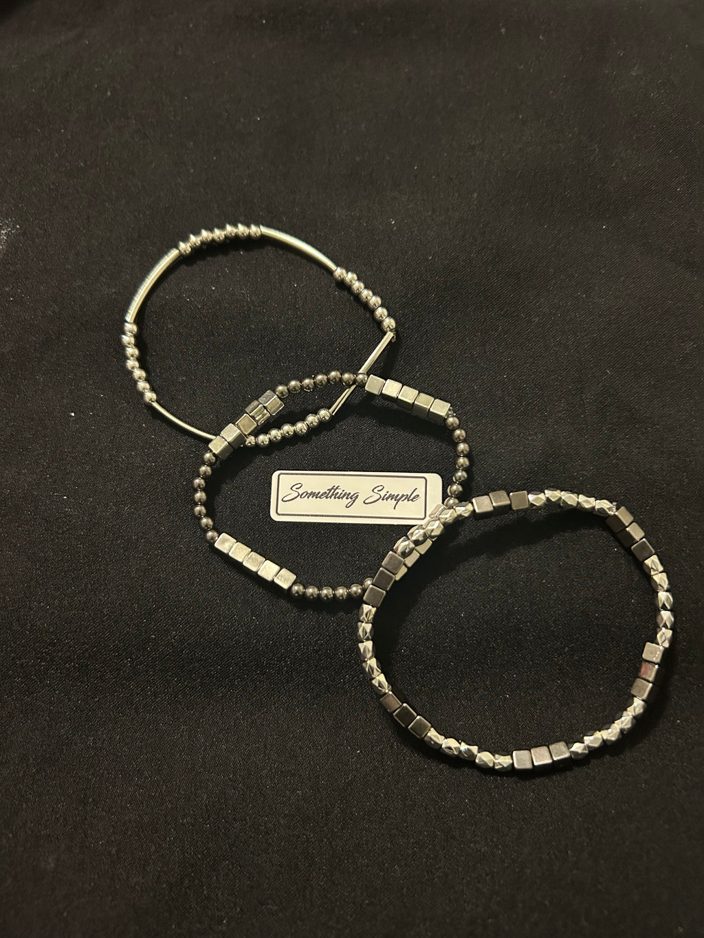 Metallic Bead Bracelets