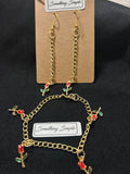 Red Rose Jewelry Set