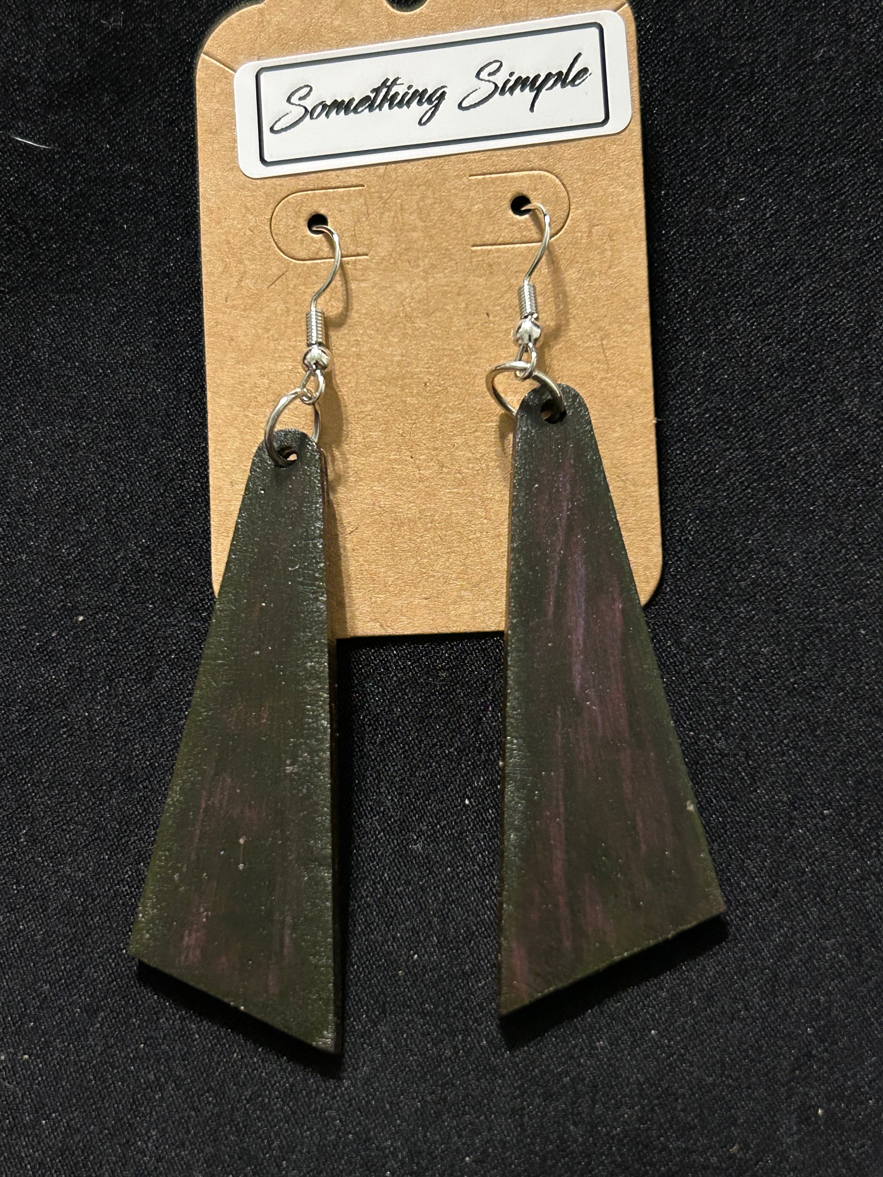 Handmade Triangular Earrings